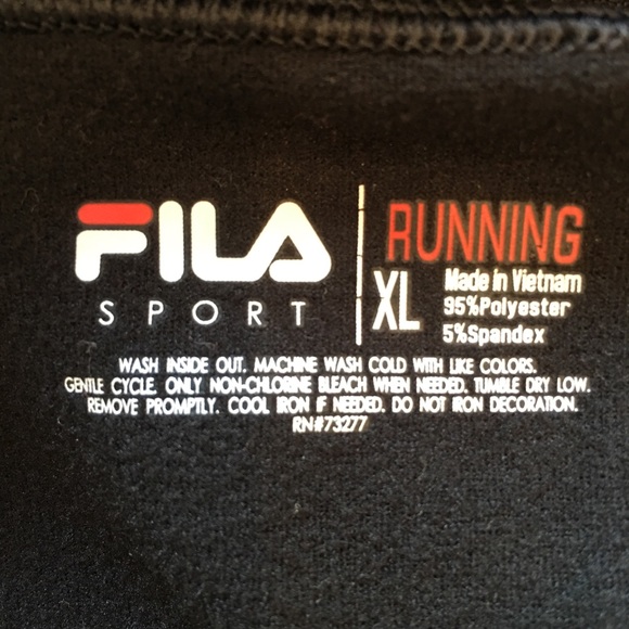 [FILA] Colorful Neon Rainbow Active Turtleneck XL - Picture 4 of 7